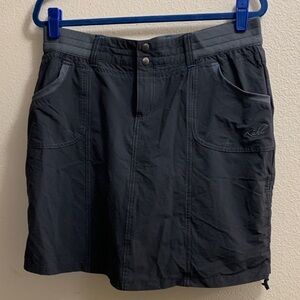 KUHL Durango Gray Skort Skirt Women’s Size 10 Pockets 
Gorpcore Outdoors Hiking